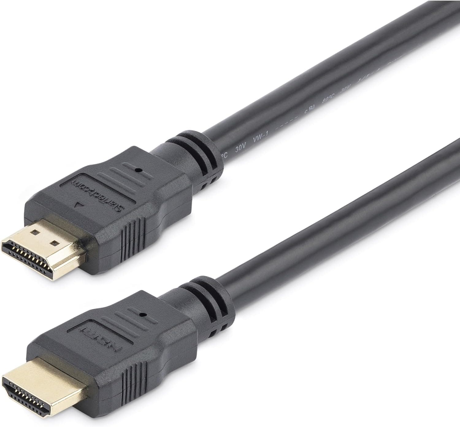 StarTech.com 4K HDMI Monitor Cable, 6ft (2m), 4K30Hz, High Speed 10.2 Gbps UHD 1.4 HDMI Cord for Displays, TVs and Projectors