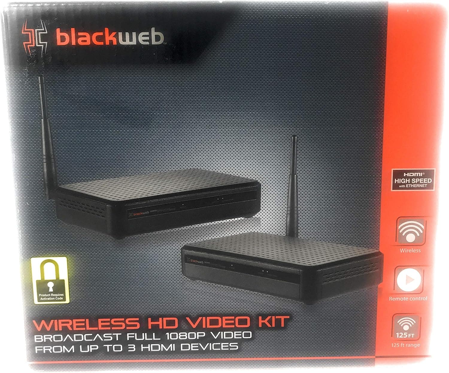 HDMI Digital Wireless Transmitter & Receiver Kit for HD 1080p Video Streaming, Cable box, Satellite, Bluray, DVD, Laptop, PC, PS3, PS4, Xbox