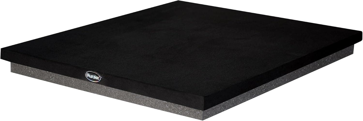 Auralex ISO Series Subwoofer Risers Sound Damping Products, Black, 1 3/4" x 22" x 18" (SUBDUDE-HT)