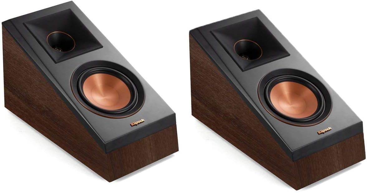 Klipsch RP-500SA Reference Premiere Dolby Atmos Surround Sound Speakers - Pair (Walnut)