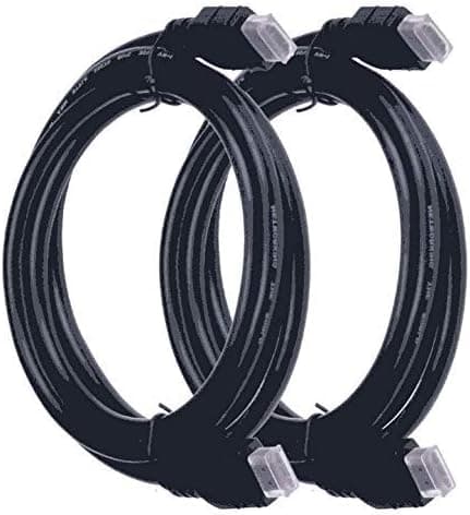PWS 10FT HDMI Cable 2 Pack High Speed 4K 3D 6 Feet Male to Male