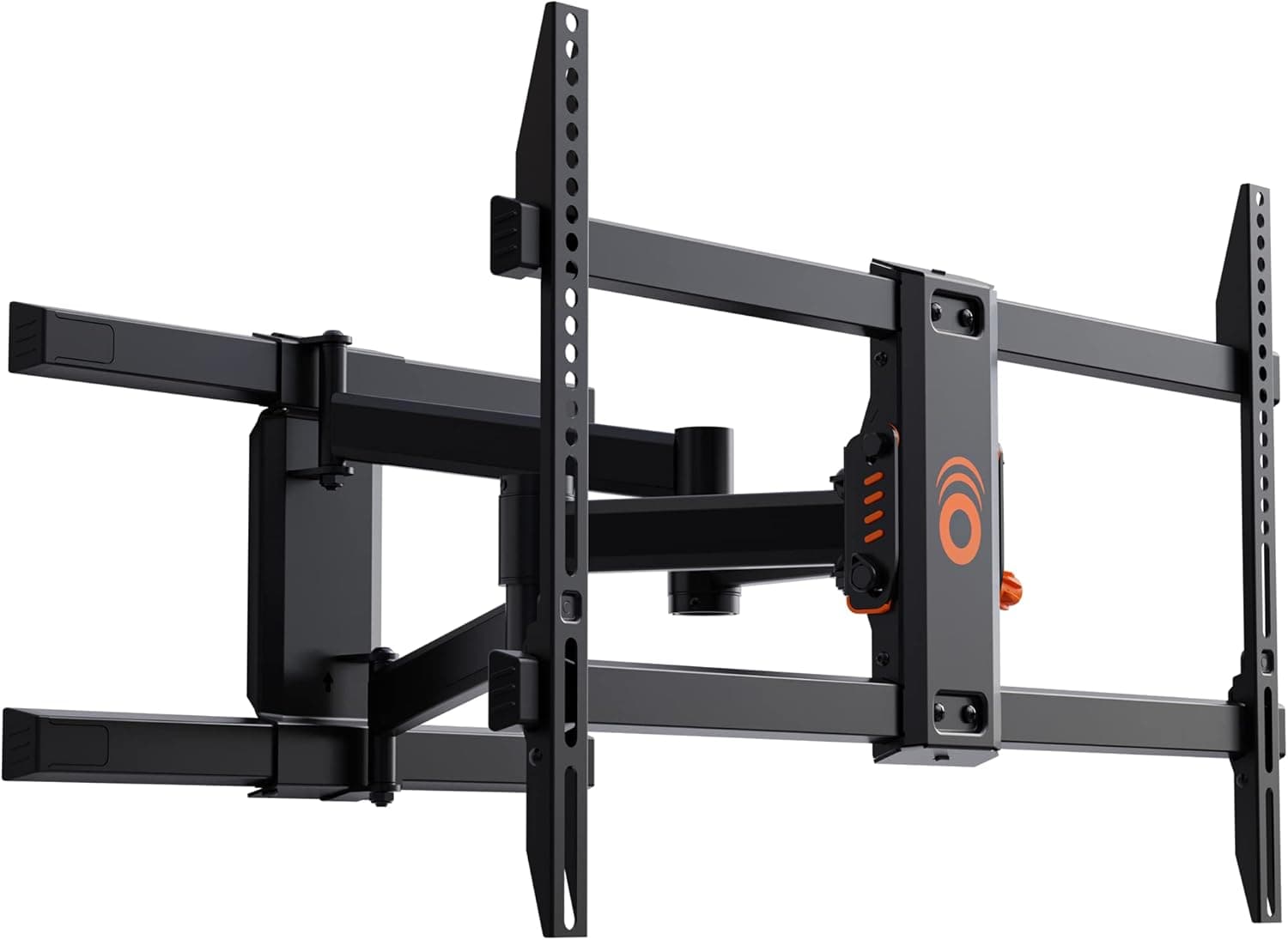 ECHOGEAR Full Motion Articulating TV Wall Mount Bracket for TVs Up to 82" - Smooth Extension, Swivel, & Tilt - Wall Template for Easy Install