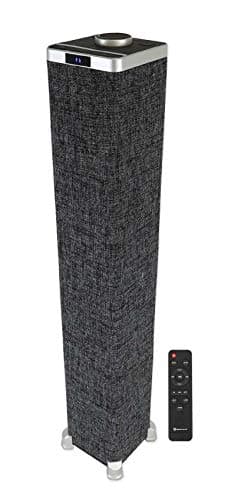 Rockville ONE-Tower Black Bluetooth Tower Speaker with HDMI/Optical/RCA