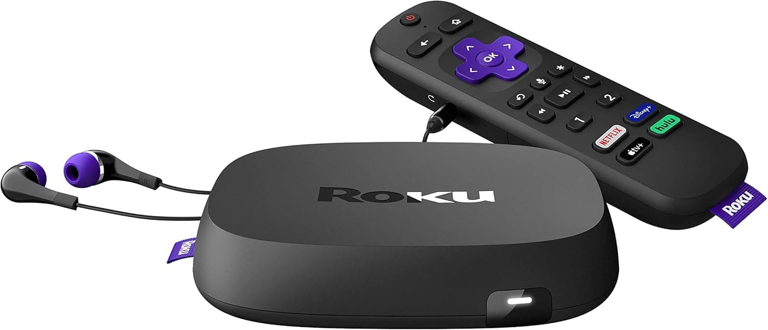 Roku Ultra Streaming Device HD/4K/HDR/Dolby Vision with Dolby Atmos, Bluetooth Streaming, Roku Voice Remote with Headphone Jack, includes Premium HDMI Cable
