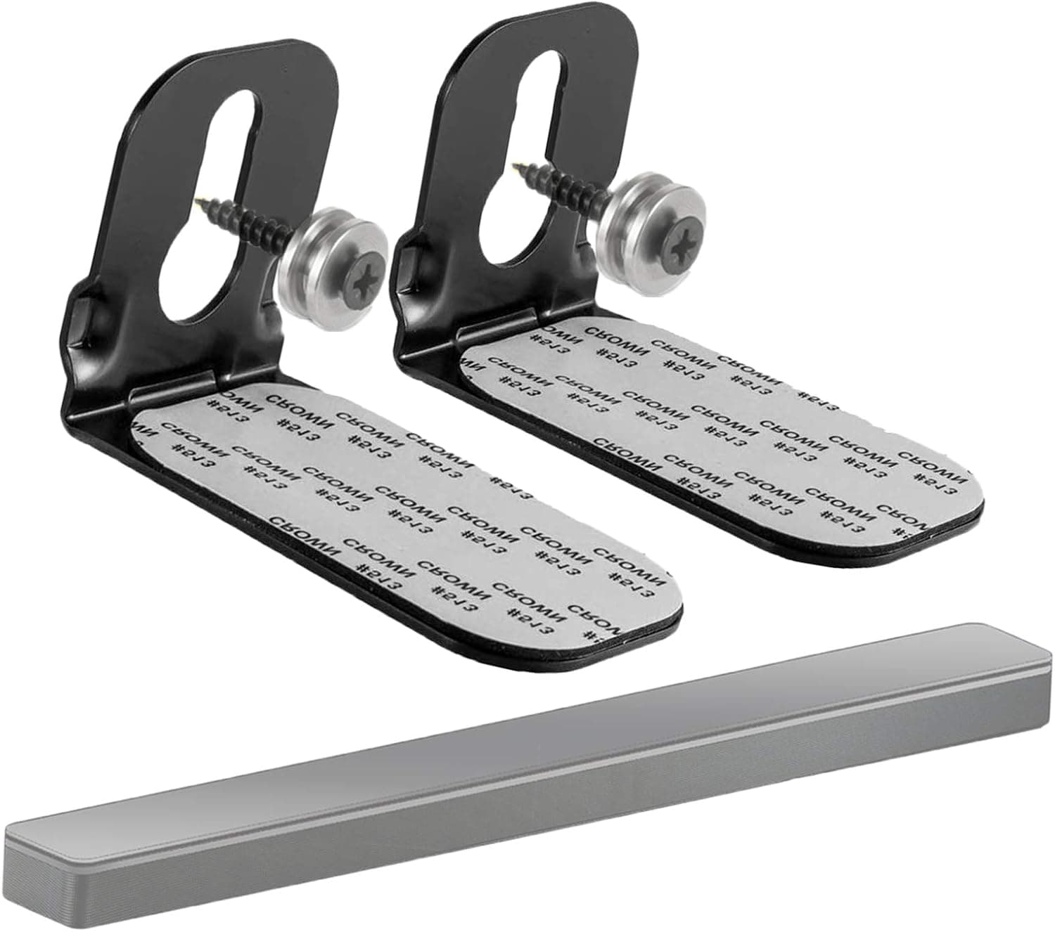 Universal Soundbar Wall Mount Bracket for Samsung, Polk Audio, Vizio, JBL, Bose, LG, Sony, Klipsch, ONN, Yamaha, TCL Sound Bar Brackets