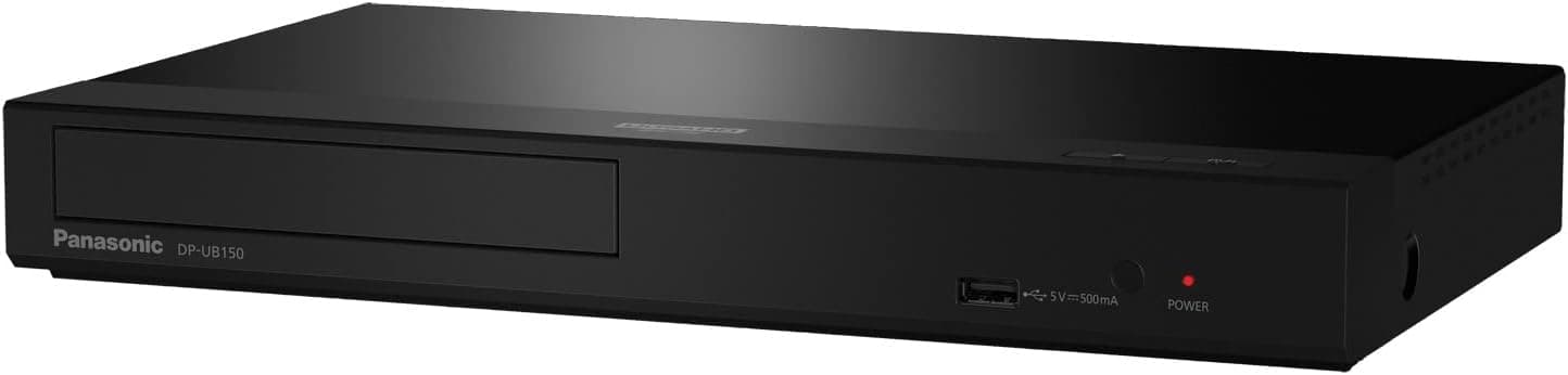 Panasonic 4K Blu-ray Player, Ultra HD Premium Video Playback and Hi-Res Audio, DP-UB150-K (Black)