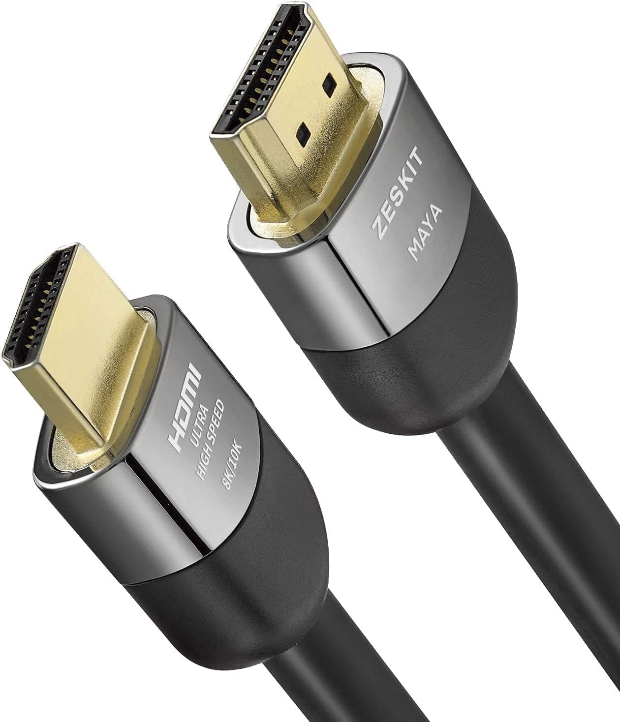Zeskit Certified 2.1 8K HDMI Cable 48Gbps 4K120Hz eARC HDR10 VRR Dolby Vision Atmos HDCP 2.2 2.3 (Ultra High Speed, Maya CL3 In Wall 13ft)