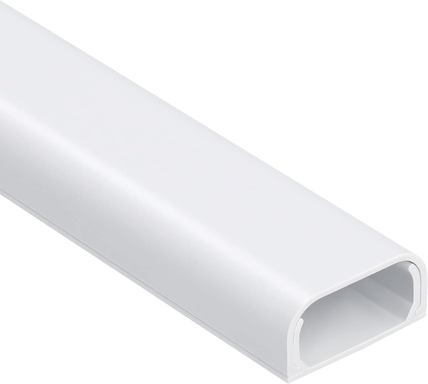 Cable Hider Raceway Kit, 68in (4X L17in) Wire Hiders for TV on Wall, Paintable Cord Cover Channel, White