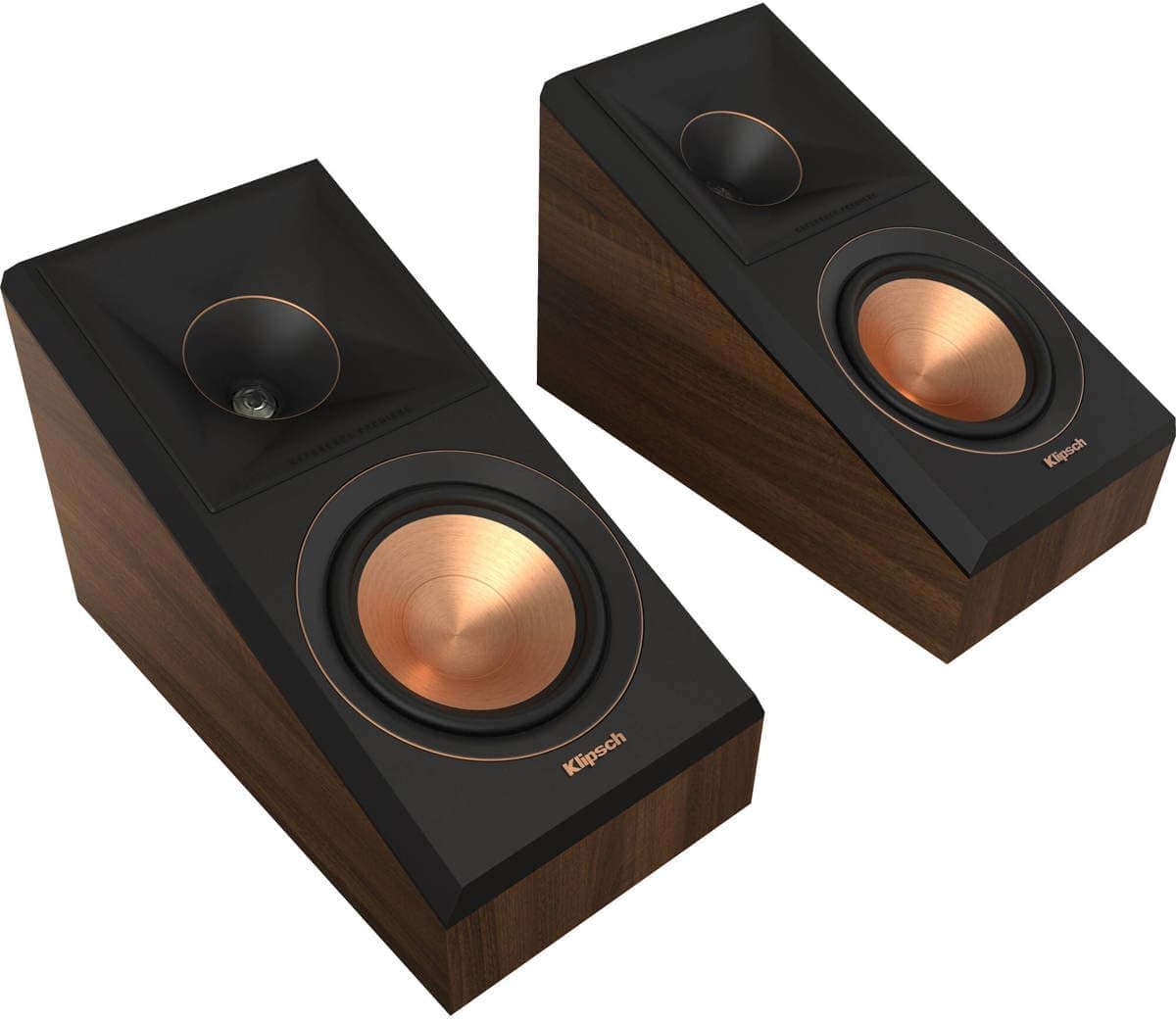 Klipsch Reference Premiere RP-500SA II Dolby Atmos Surround Sound Speakers (Walnut)