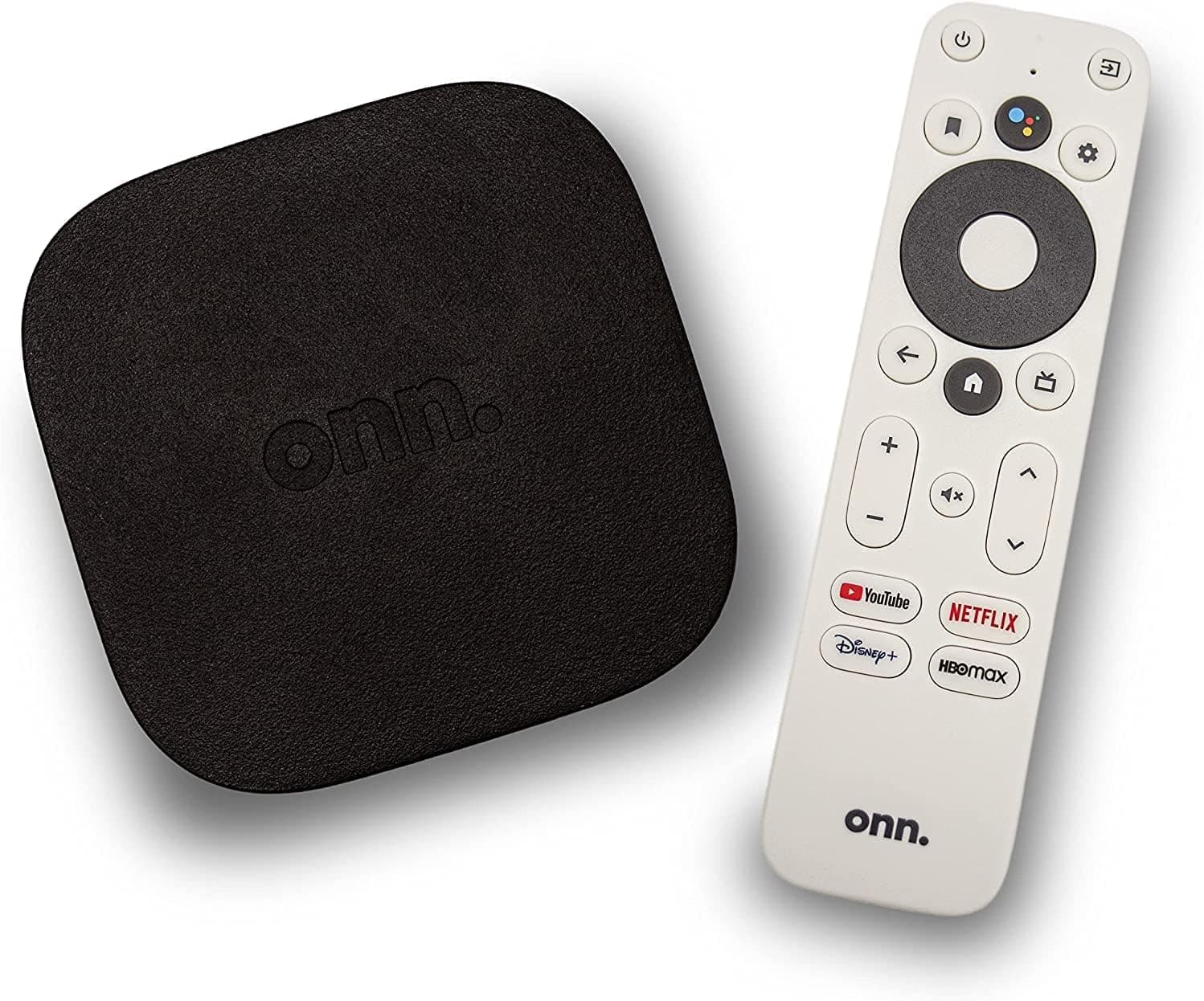 ONN Android TV 4K UHD Streaming Device with Voice Remote Control, Google Assistant & High Speed HDMI Cable (100026240) Black