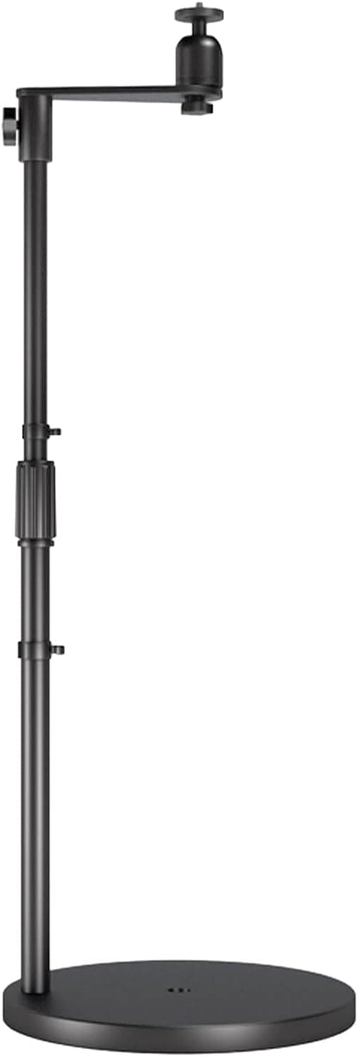 Projector Tripod Floor Projector Stand, 1/4 Inch Stud, 360 Degree Angle Adjustable, Chassis Weight 8.81lb, Height Adjustable Projector Mount