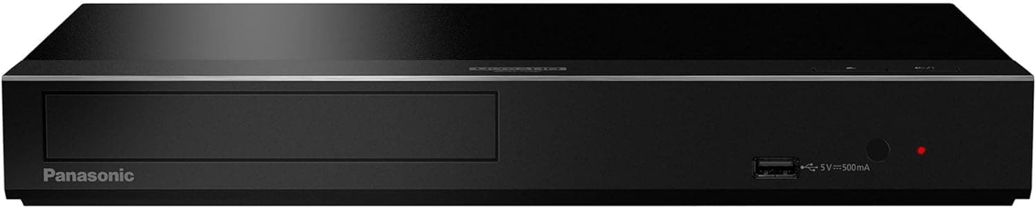 Panasonic Premium 4K Blu-ray Player, UHD DVD Blu-ray Player with Hi-Res Sound, 4K VOD Streaming, HDR10+ and Dolby Vision, DP-UB450 (Black)
