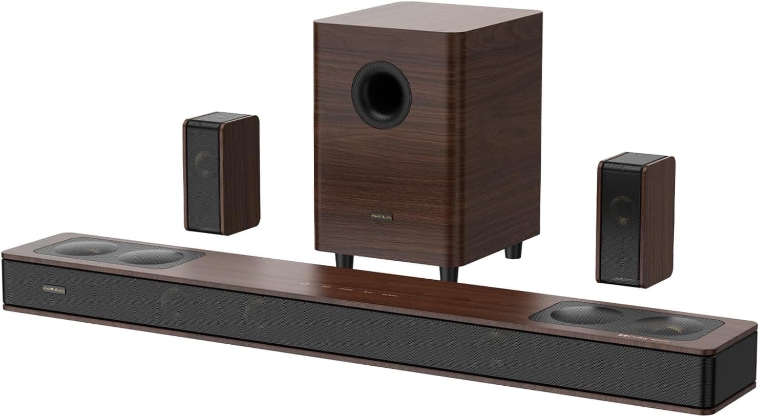 Flagship 5.3.4 Soundbar with Dolby Atmos, 800W, Subwoofer, 2 Wireless Rear Speakers, eARC, BT 5.4