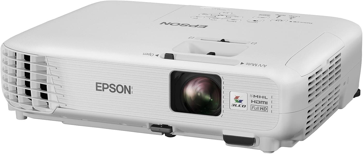 Epson Home Cinema 1040 1080p, 2X HDMI, 3LCD, 3000 Lumens Color and White Brightness Home Theater Projector