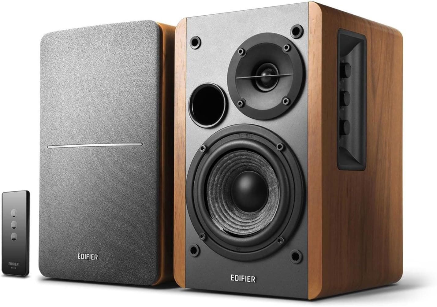 Edifier R1280T Powered Bookshelf Speakers, 2.0 Active Near Field Studio Monitor, 42 Watts RMS