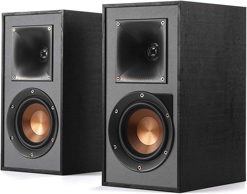 Klipsch R-41PM Powered Bookshelf Speakers, Black